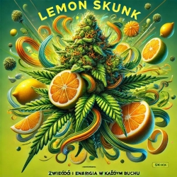 Lemon Skunk: Świeżość i Energia w Każdym Buchu